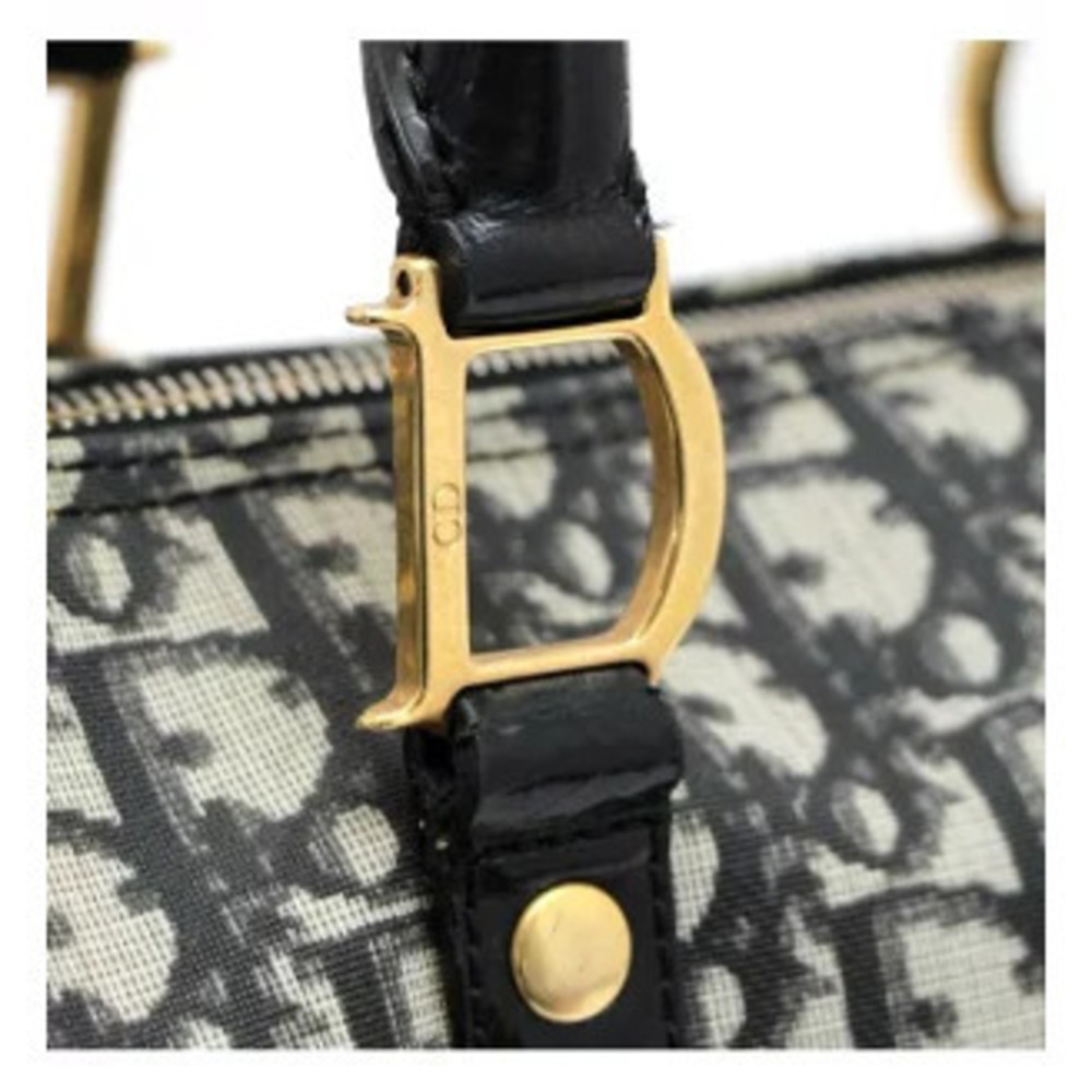 Christian Dior Trotter Handbag Boston Bag Black - Picture 7 of 7